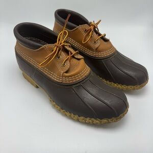 LL Bean Bean Boots Gumshoes Rubber Duck Boots Men’s Size 8 Winter Rain 175060